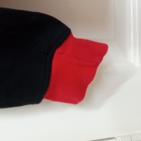 Disney/Kids/Minnie Mouse Hoodie/Color Black and Red/Size:XL - Picture 7 of 11